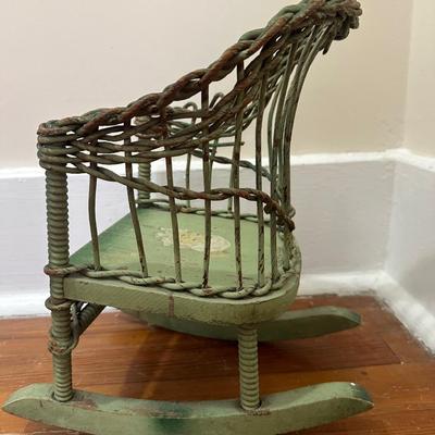 Vintage Rocking Doll Chair