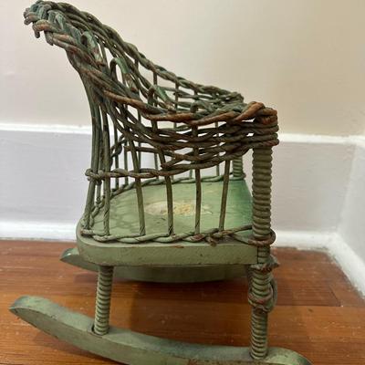 Vintage Rocking Doll Chair