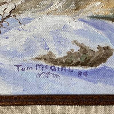 Tom McGirl Deer Painting