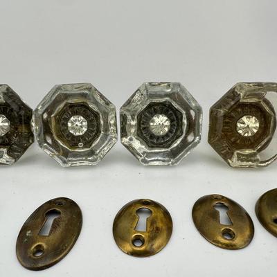 Vintage Glass Door Knob Sets