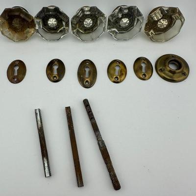 Vintage Glass Door Knob Sets