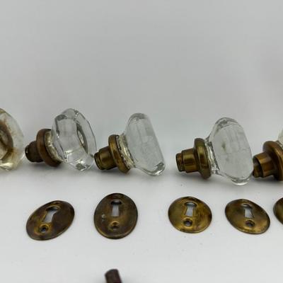 Vintage Glass Door Knob Sets