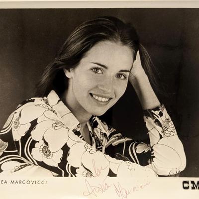 Andrea Marcovicci signed photo