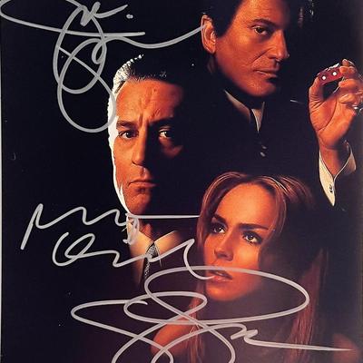 Casino cast signed photo