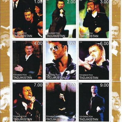 George Michael -Cinderella Stamp Set