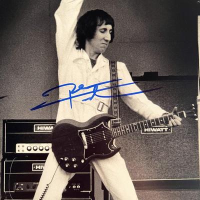The Who Pete Townshend signed photo