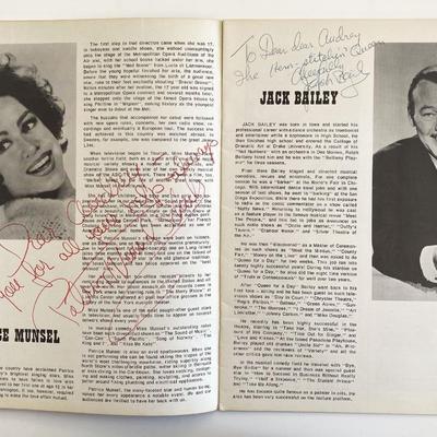 Hello, Dolly! Patrice Munsel and Jack Bailey signed program