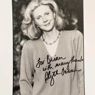 Blythe Danner signed photo