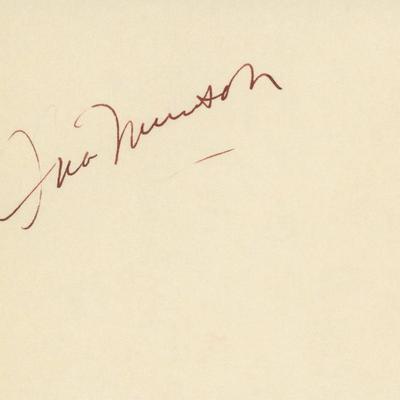 Ona Munson signature cut
