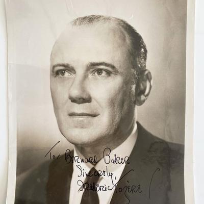 Frederic Tozere signed photo