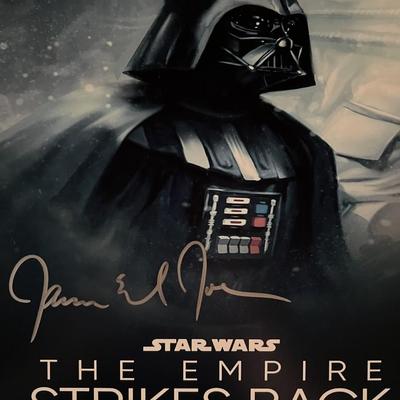 Darth Vader James Earl Jones signed photo