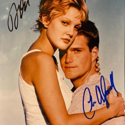 Mad Love Drew Barrymore and Chris O'Donnell signed movie photo