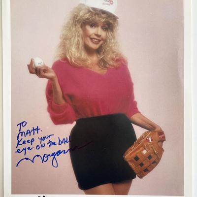 Morganna signed photo