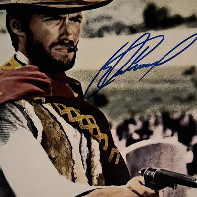 Clint Eastwood signed photo