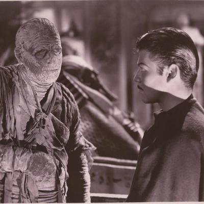Lon Chaney Jr. and Turhan Bey signature cut
