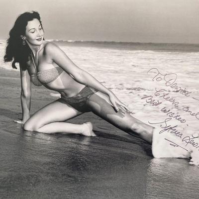 Sylvia Lewis signed photo