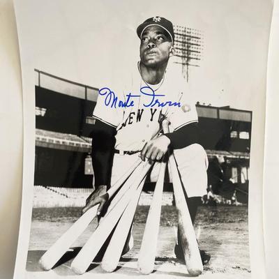 Monte Irvin signed photo