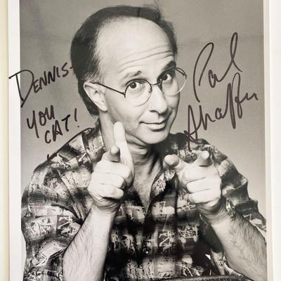 Paul Shaffer signed photo