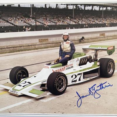 Race Car Driver Janet Guthrie signed photo