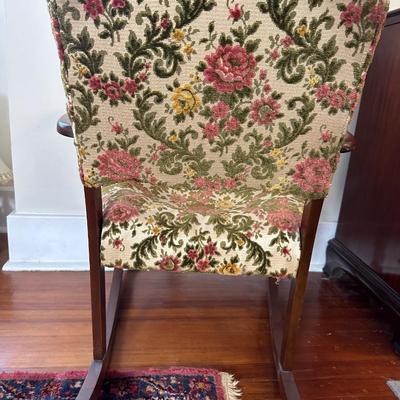 Vintage Wooden Rocking Chair (See Details)