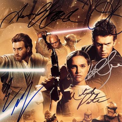 Star Wars cast signed photo
