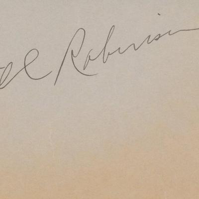 Bill Robinson signature cut