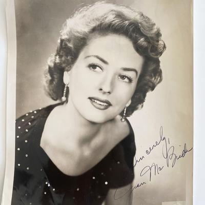 Jean McBride signed photo