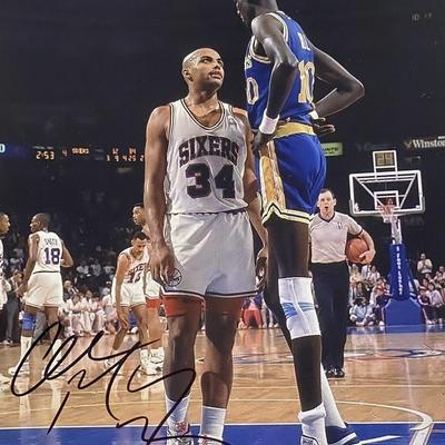Philadelphia 76ers Charles Barkley signed photo
