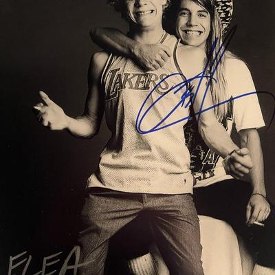 Red Hot Chili Peppers band signed photo