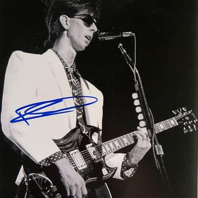 The Cars Ric Ocasek signed photo. GFA Authenticated