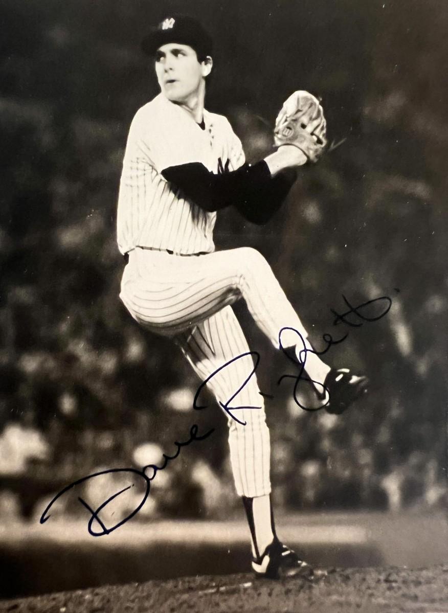 NY Yankee Dave Righetti signed photo | EstateSales.org