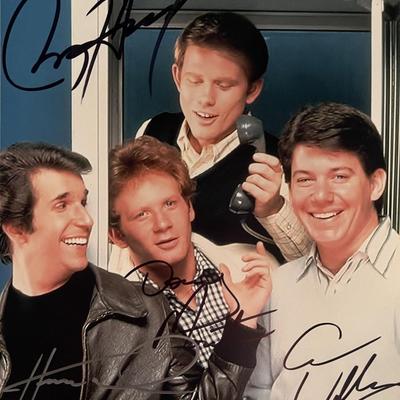 Happy Days cast signed photo
