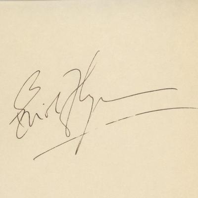 Errol Flynn signature cut