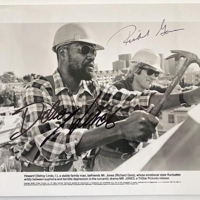 Mr. Jones Richard Gere and Delroy Lindo signed movie photo