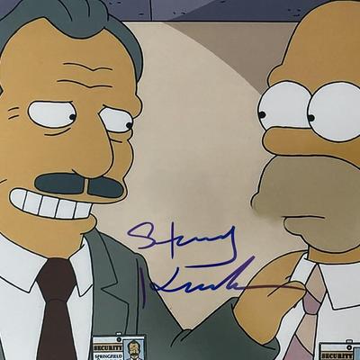 The Simpsons Stacy Keach signed photo