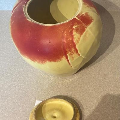 Vintage Apple Cookie Jar