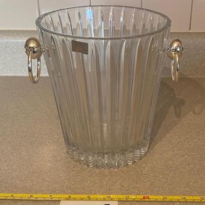 Mikasa Crystal Wine Chilling Bucket and Glasses