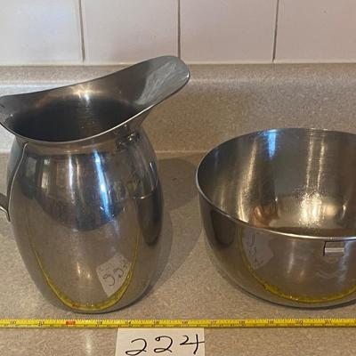 Pitcher and Bowl