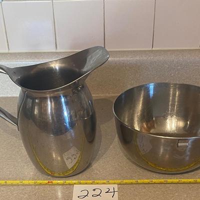 Pitcher and Bowl