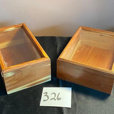 Small Cedar Shadow Boxes
