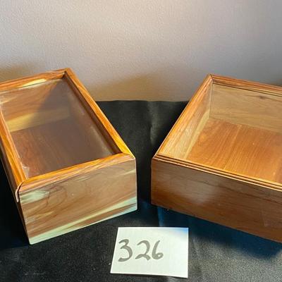 Small Cedar Shadow Boxes
