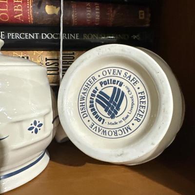 Longaberger , sugar and creamer