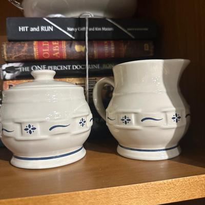 Longaberger , sugar and creamer