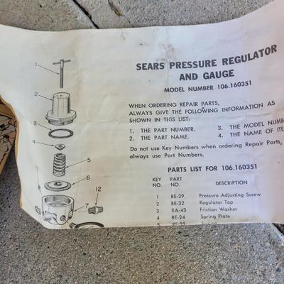 Vintage sears sprayer with original box and docs