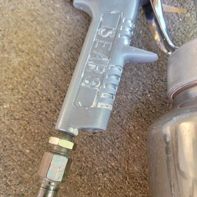 Vintage sears sprayer with original box and docs