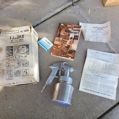 Vintage sears sprayer with original box and docs