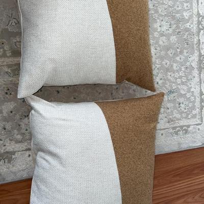 Pottery barn accent pillows