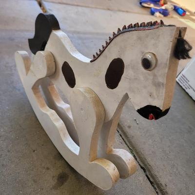 Collection of handmade wooden items