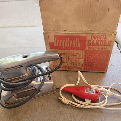Shopcraft orbital sander and engraver