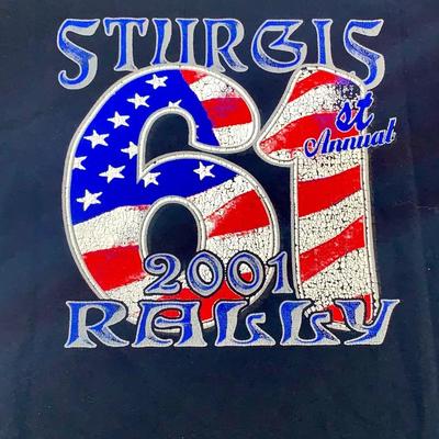 2001 Sturgis Motorcycle Rally Tee Shirt